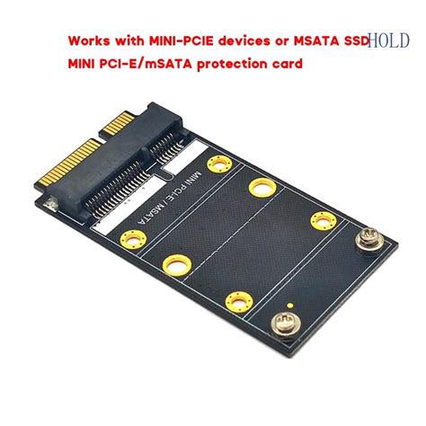 Ace บอรดแปลง MINI PCIE MSATA SSD MSATA MINI PCIE SSD การด Shopee