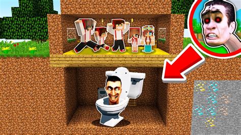 Baza Skibidi Toilet Pod Naszym Tajnym Domem W Minecraft Gplay Lumi