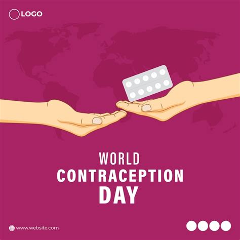 Premium Vector Vector Illustration Of World Contraception Day Banner