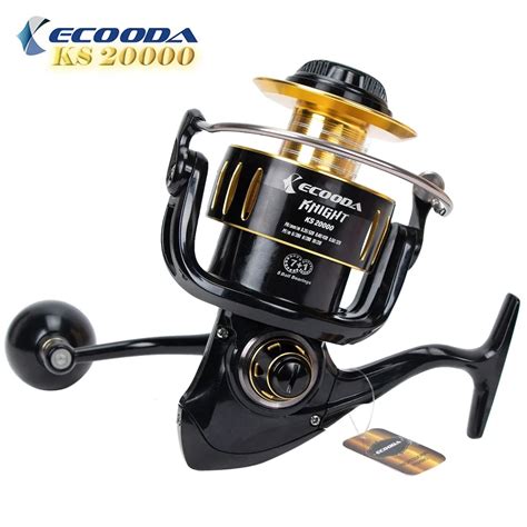 Ecooda 2019 Knight KS20000 Pesado Giratoria De Metal Jigging Pesca Agua