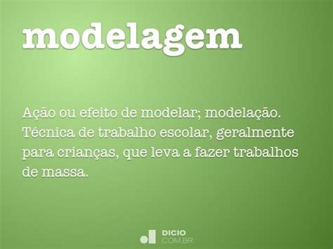 Modelagem Dicio Dicion Rio Online De Portugu S