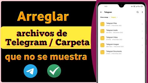 C Mo Arreglar La Carpeta De Telegram Que No Se Muestra En El