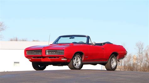 1968 Pontiac Gto Convertible For Sale At Auction Mecum Auctions