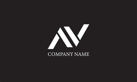 Premium Vector | Av monogram logo design . company logo design