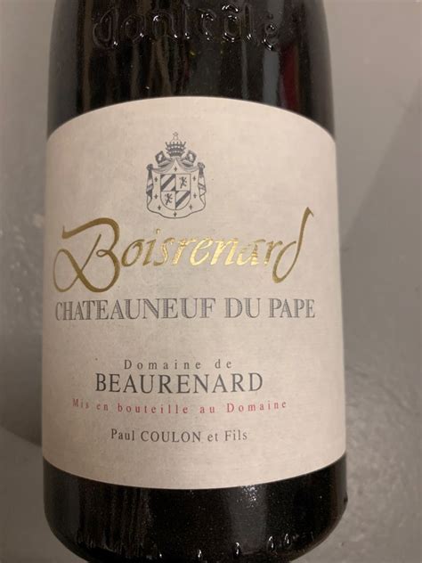 Domaine De Beaurenard Paul Coulon Et Fils Ch Teauneuf Du Pape