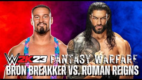 Bron Breakker Vs Roman Reigns Wwe K Youtube