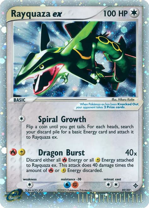 Rayquaza ex Dragon TCG WikiDex la enciclopedia Pokémon