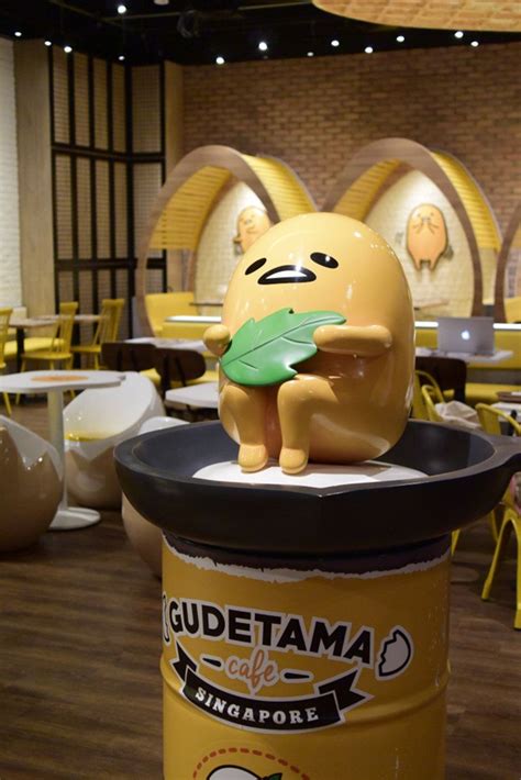 Gudetama Café Singapore Gudetama Themed Cafes Cafe