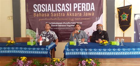 Sosialisasi Perda Bahasa Sastra Aksara Jawa Bersama Putra Bungsu Amien