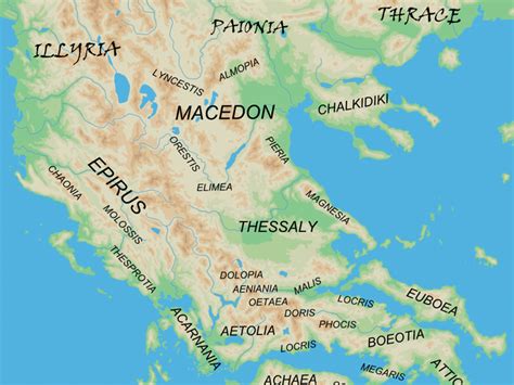 Regions Of Greece Map Emmy Norrie