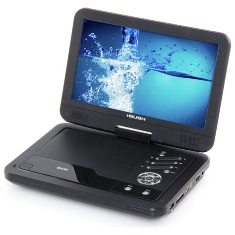 Bush 10 Inch Black Portable DVD Player No Remote Control Portable