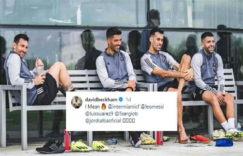 David Beckham Shares Iconic Picture Of Barcelona Squad Reunion SUCH TV