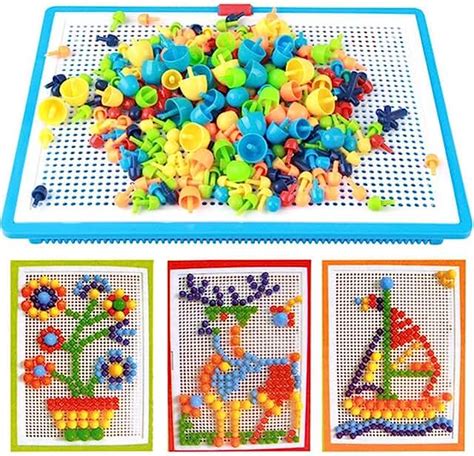 Amazon Fr Mosaique Clous Plastique Jeux Et Jouets