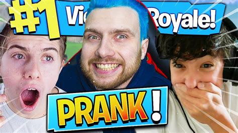 Je Prank Salement Michou Inoxtag Et Valouzz Sur Fortnite Battle Royal