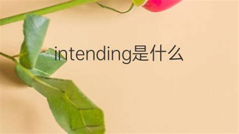 Intending是什么意思 Intending的翻译、读音、例句、中文解释 下午有课