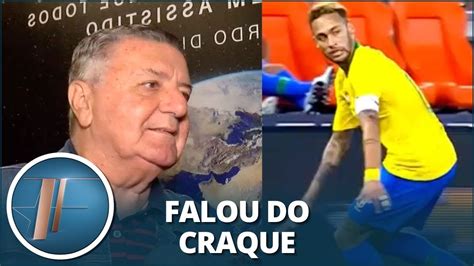 Arnaldo Cezar Coelho dá sua opinião sobre Neymar na seleção Time não