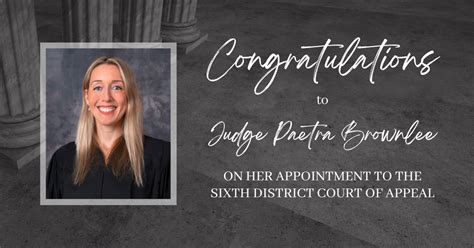 Governor Announces Appointment To The Sixth District Court Of Appeal