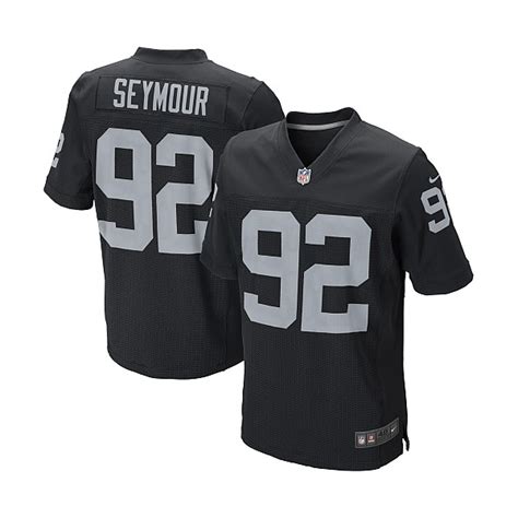 Men S Nike Oakland Raiders Richard Seymour Elite Black Team Color