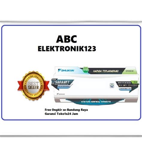 Jual AC DAIKIN FTP15AV14 FTP 15 AC SPLIT 1 2 PK BREEZE STANDARD