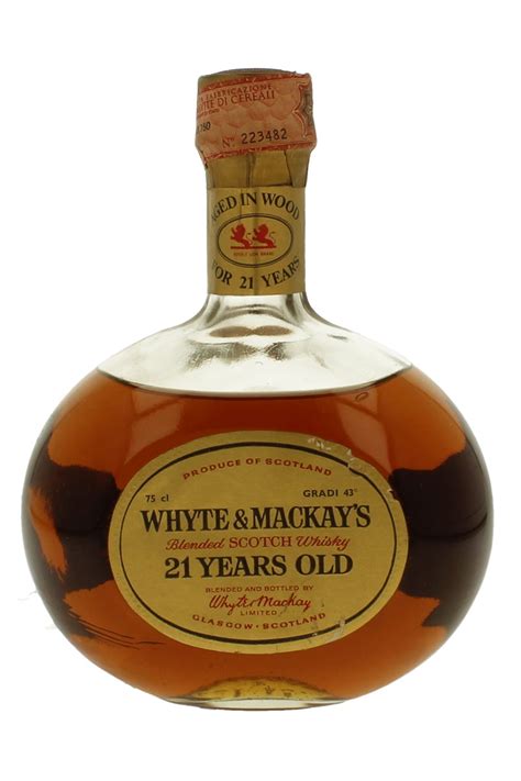 White And Mackay 21yo Bot70s 75cl 43 Blended Old Dalmore Inside