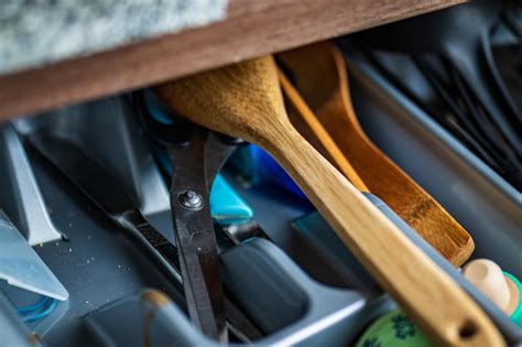 Premium Photo Close Up Of Various Objects In Drawer