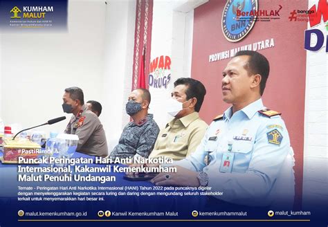 Puncak Peringatan Hari Anti Narkotika Internasional Kakanwil