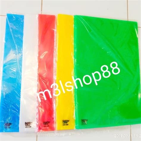 Jual Map L Map Bening Clear Sleve Folder One Folio F Putih Kab