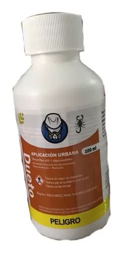 Dueto Frasco Ml Insecticida Urbano Cipermetrina Clorp En Venta En