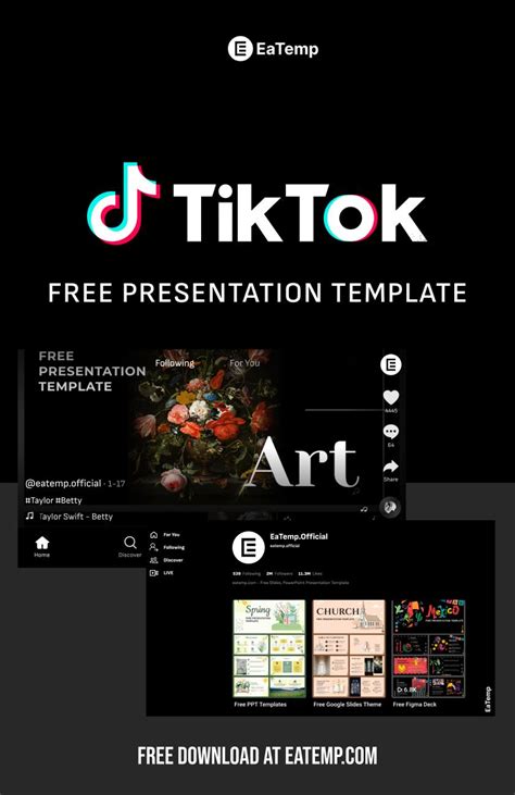 TikTok PowerPoint Presentation Template Google Slides Theme