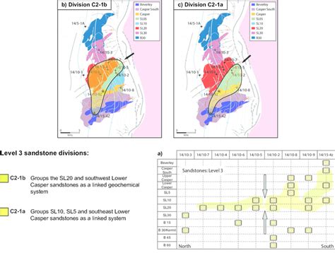 Stratigraphic And Geographical Distribution Of Level 3 Geochemical