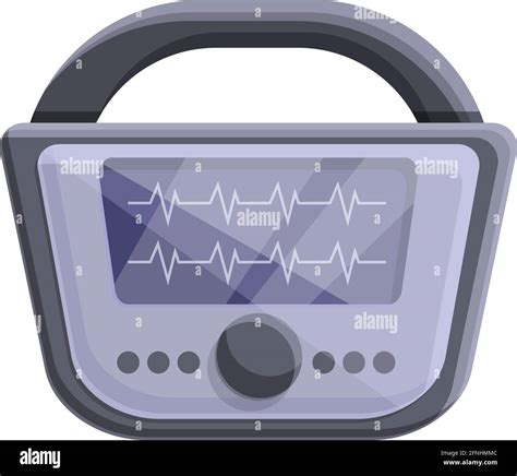 Cardiology Defibrillator Icon Cartoon Of Cardiology Defibrillator Vector Icon For Web Design