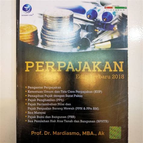 Jual Buku Perpajakan Edisi Prof Dr Mardiasmo Shopee Indonesia