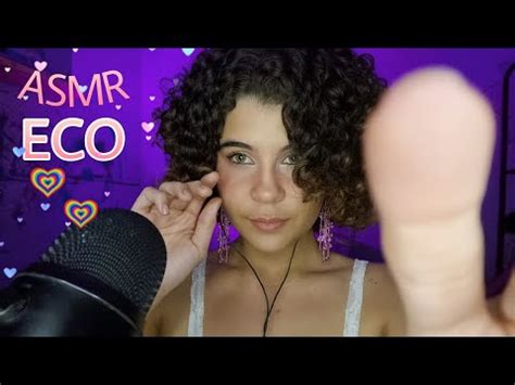 ASMR SONS DE BOCA ECO E MÃOS NA TELA