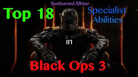 Top 18 Specialist Abilities In Black Ops 3 YouTube