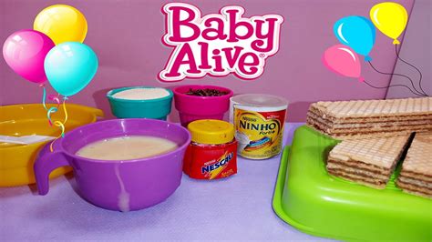 Baby Alive Comidinha Arrumando Uma Festa De Bonecas Especial Como Fazer