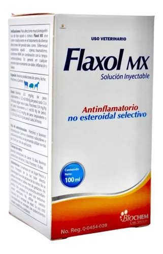 Flaxol Mx Antinflamatorio No Esteroidal 100ml Biochem