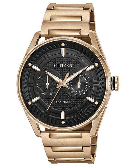 Citizen Drive From Citizen Eco Drive Mens Rose Gold Tone Stainless