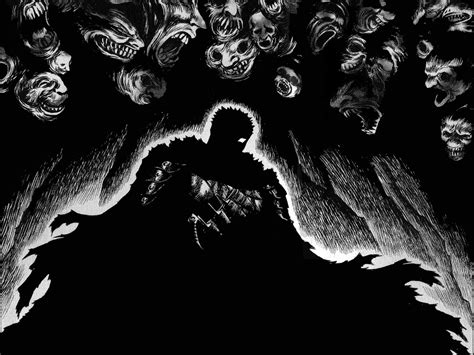 #Berserk #Guts Kentaro Miura #monochrome #1080P #wallpaper #hdwallpaper ...