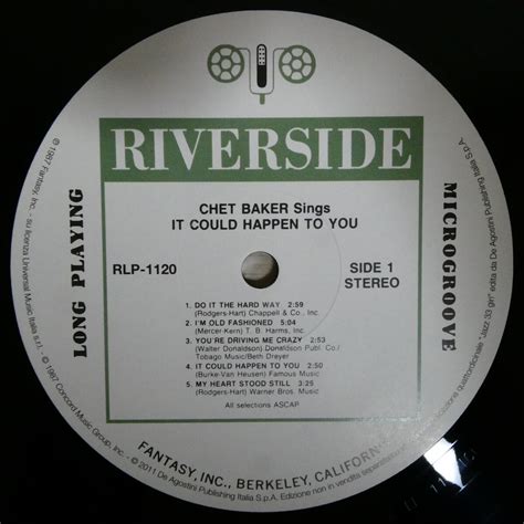 Yahoo Lp Riversidechet Baker It Could Happe