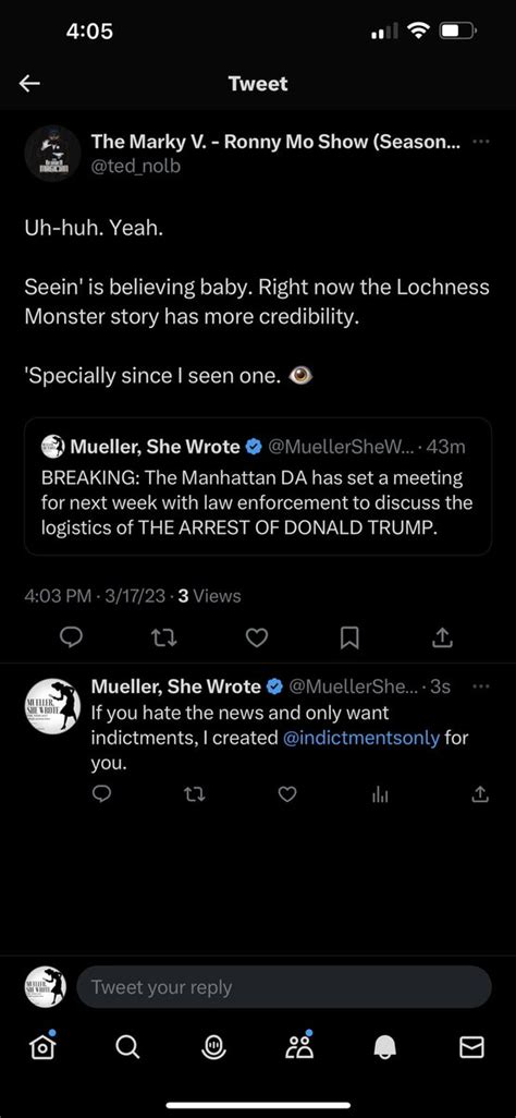 Mueller She Wrote On Twitter Oh Ive Saved A Few