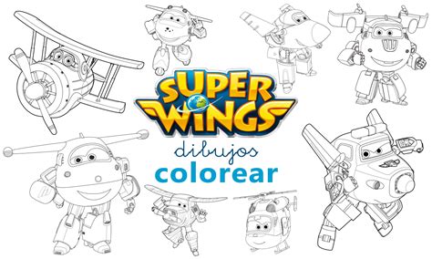 Dibujos Colorear Super Wings Para Ninos Dibujos Para Colorear Paw