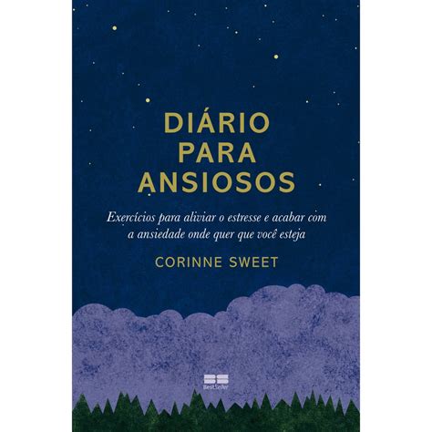 Livro Diário para ansiosos Exercícios para aliviar o estresse e