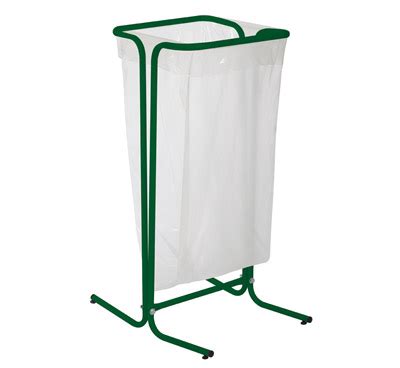 Support Sac Poubelle Rossignol 110 Litres Sur Pieds Vert