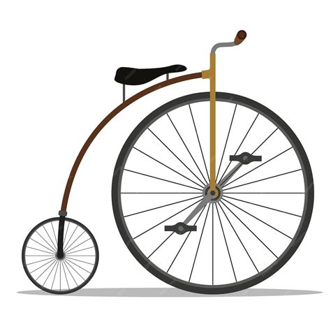 Premium Vector Vector Illustration Of Side View Of Front Big Wheel