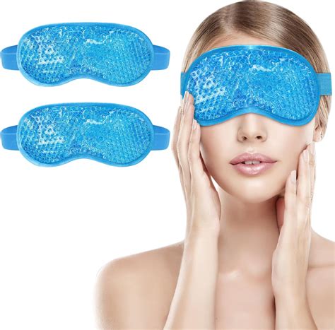 Amazon Pcs Gel Eye Mask Cold Compress Gel Beads Eye Mask