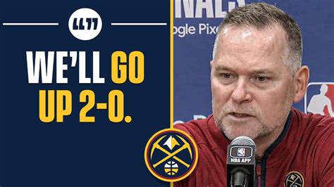 Michael Malone Throws Shade At Media After Nuggets Take 2 0 Series Lead