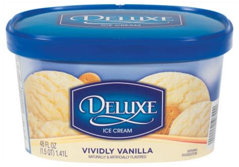 Kroger® Deluxe Vividly Vanilla Ice Cream 48 Fl Oz Kroger