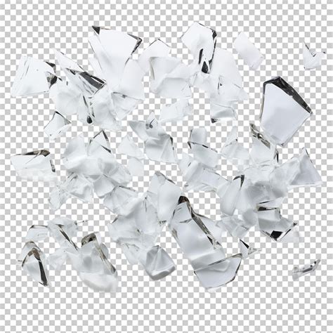 Premium Psd Glass Shards Png