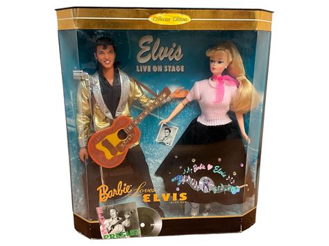 Lot Collector Edition “barbie Loves Elvis” T Set 17450