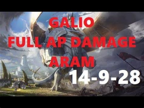 Full Ap Galio Aram League Of Legends Youtube